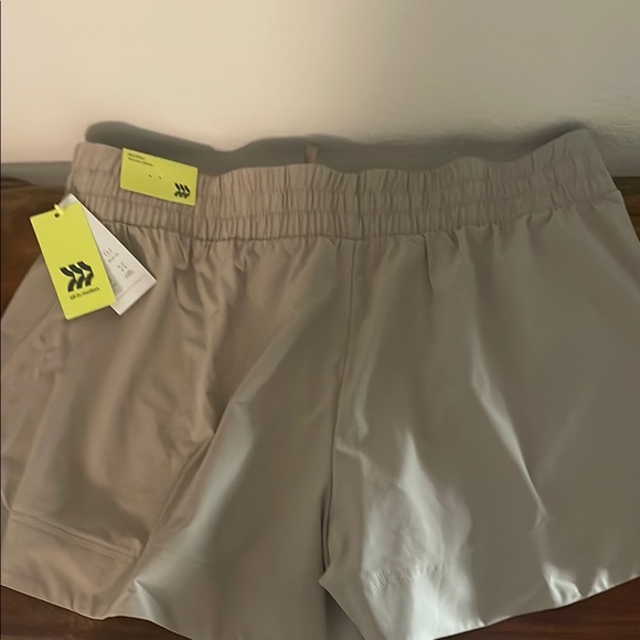 All in Motion Tan Athletic Shorts with Elastic Waistband - Picture 5 of 6